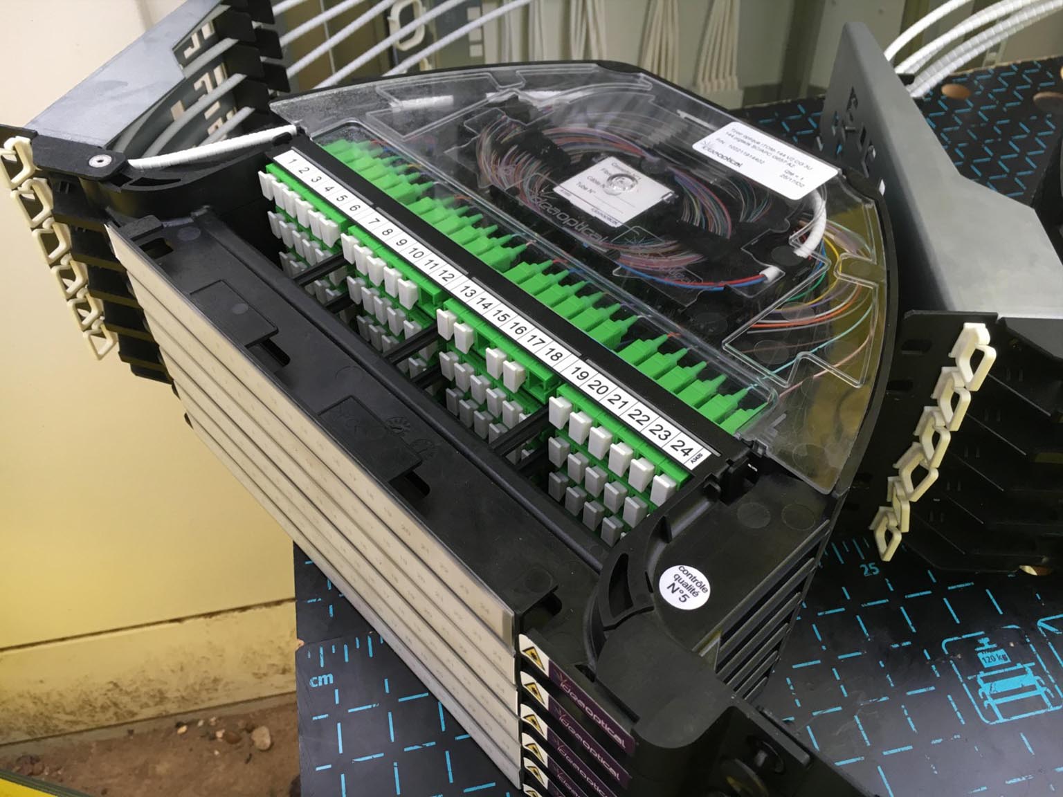 Installation fibre optique