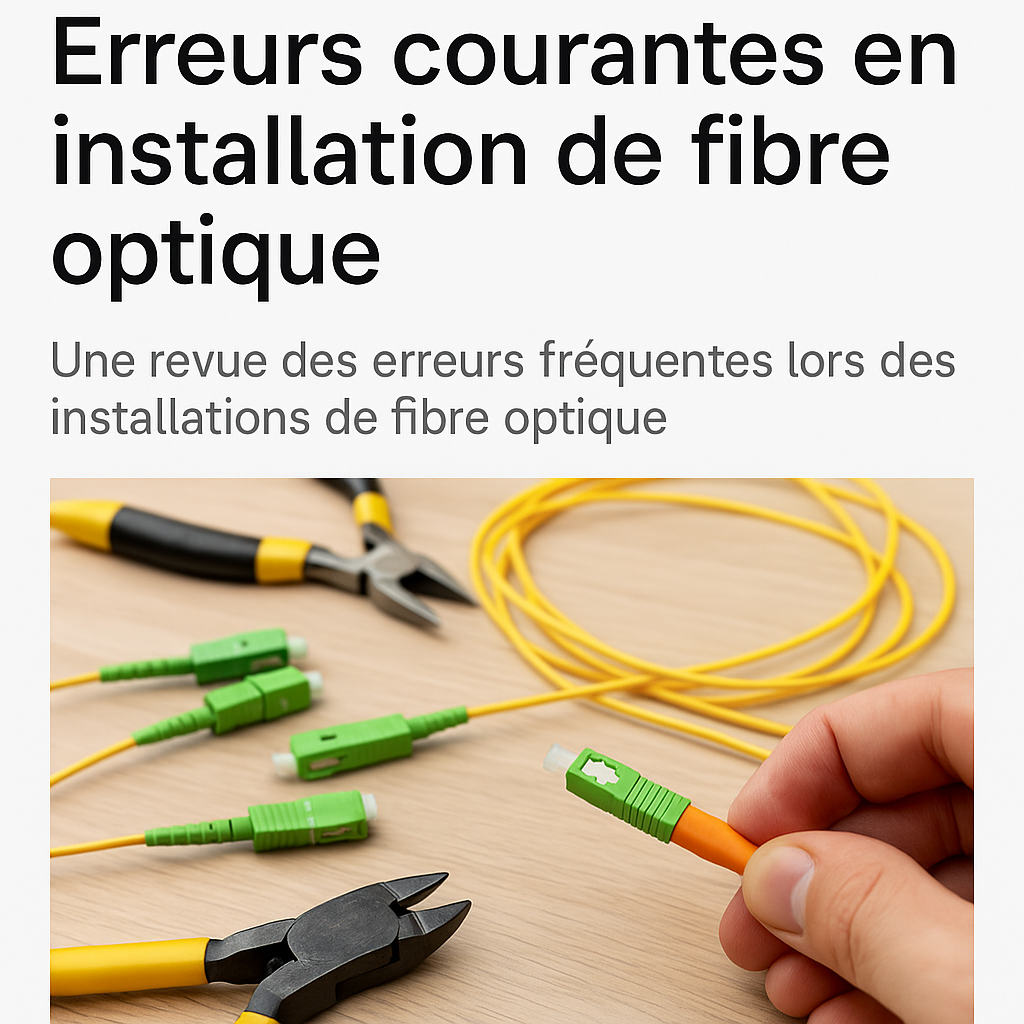 Soudure fibre optique
